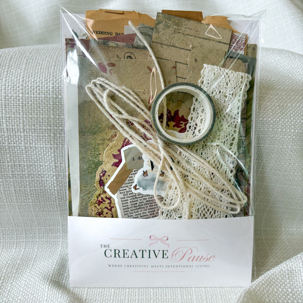 Antique Journal Kit | Vintage Ephemera Pack