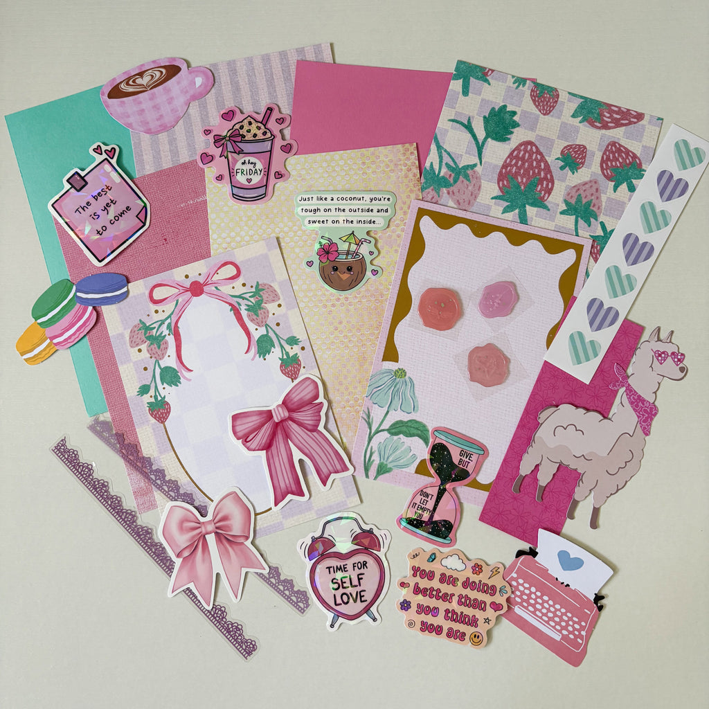 Self-Love Journal Kit | Affirmation Sticker Pack