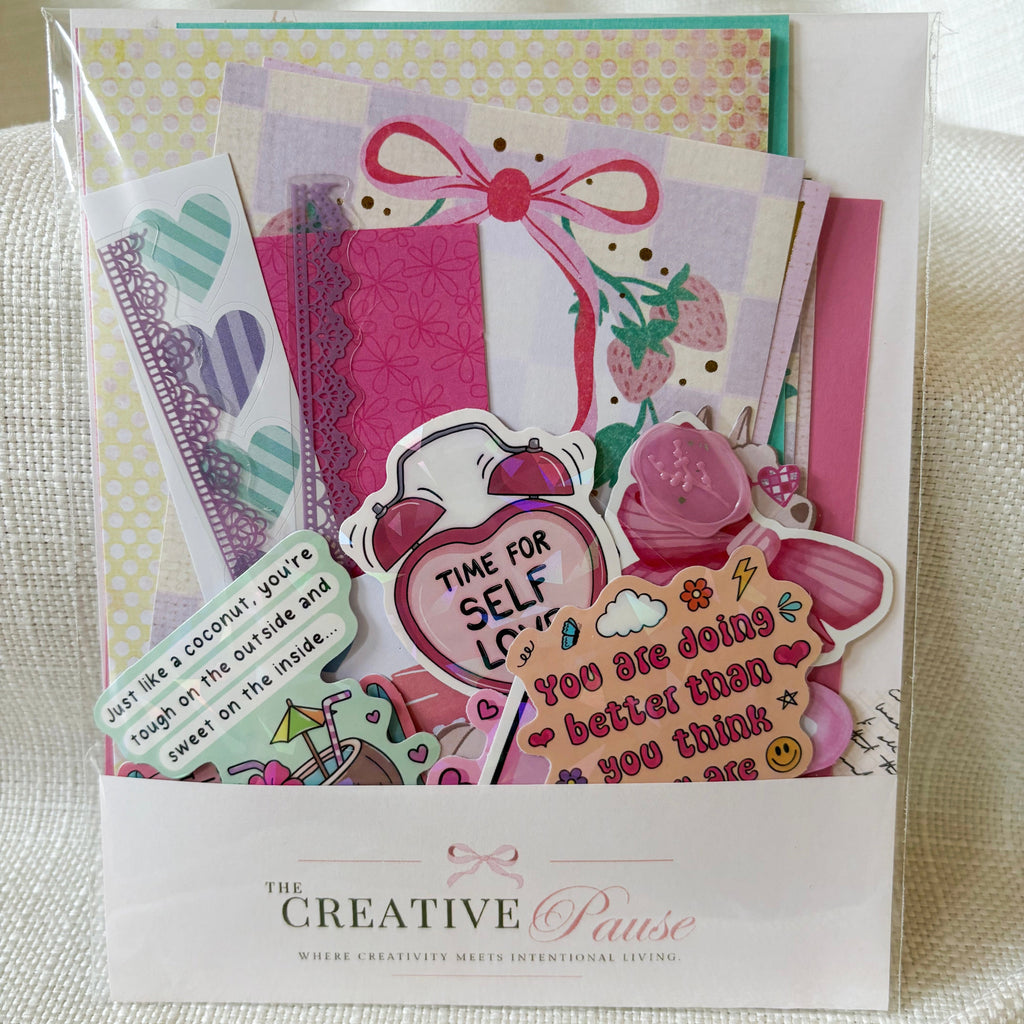 Self-Love Journal Kit | Affirmation Sticker Pack